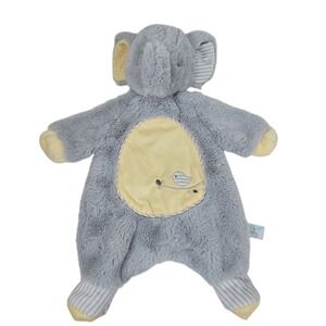 Douglas Baby Grey Elephant Snuggler Lovey Plush‎ Bird Embroidery 1476 19" NWOT